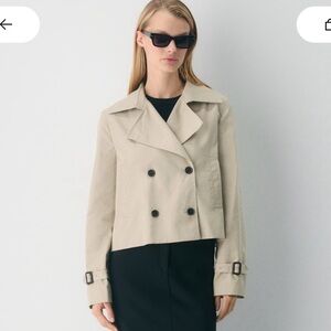 Aritzia esquire trench coat city twill 2xs